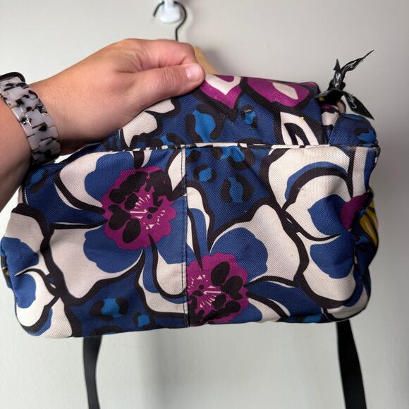 Vera Bradley Lighten Up African Violet Floral Print Large Backpack - Picture 4 of 8